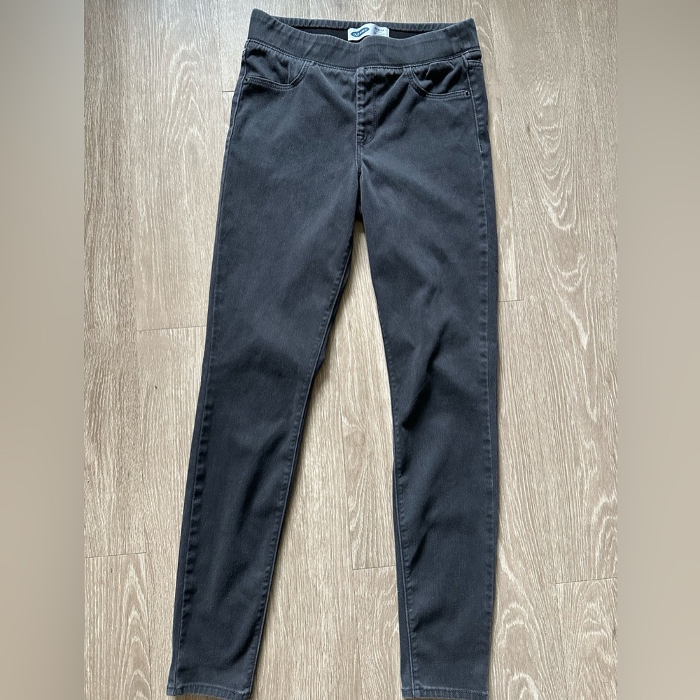 Women’s, Old Navy, Black / Dark Grey, Rock Star Jeggings, Size 8 Tall